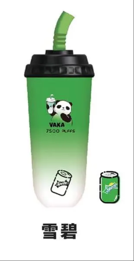 VAKA 7500 PUFFS 奶茶杯一次性電子煙 雪碧